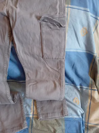 Pantalones cargo YFK niño gris