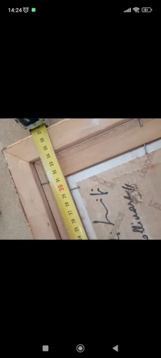 Quadro decorativo oro e verde