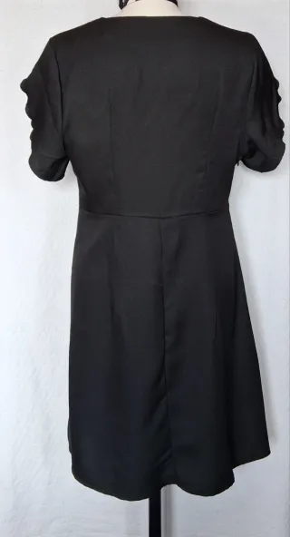 Vestito donna mezza manica nero