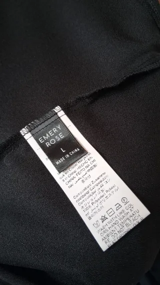 Vestito donna mezza manica nero