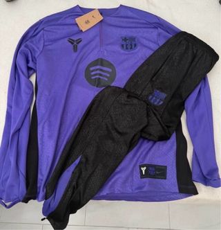 Chándal FC Barcelona Nike Morado y Negro