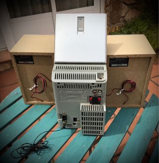 Minicadena JVC CA UXH33 Plata y Beige