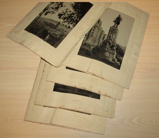 Lote 21 postales fototipia Málaga estudios Álamos