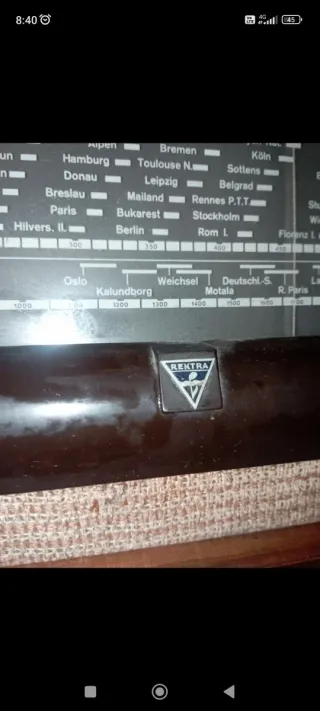 Radio d'epoca a valvole