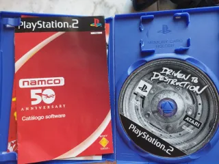 Consola PlayStation 2 Negra + Mandos y Juegos