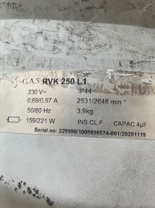 Extractor RvK 250 L1