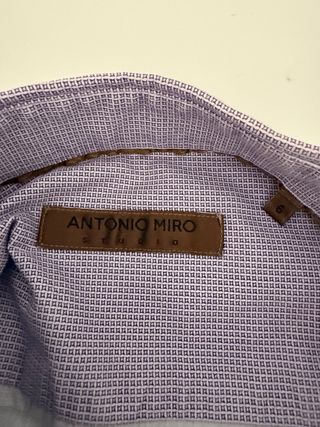 Camisa Antonio Miró manga larga talla 6