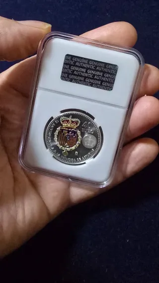Moneda España 40€ Plata 2023 Princesa Leonor