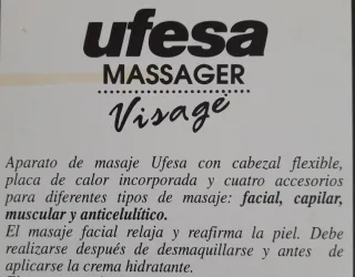 Masajeador Facial y corporal Ufesa Visage