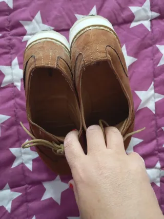 Mocasines marrones de ante