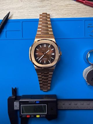 Seiko Mod Nautilus “Rose Gold”