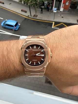 Seiko Mod Nautilus “Rose Gold”