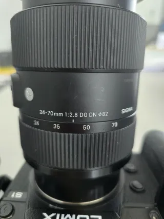 Panasonic Lumix S1 + Lente Sigma 24-70mm 2.8