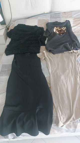 4 vestiti donna varie marche M-L