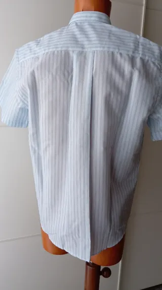 Camisa vintage hombre manga corta