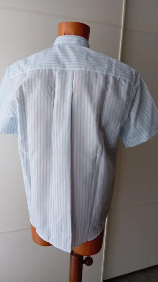 Camisa vintage hombre manga corta