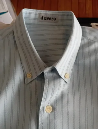 Camisa vintage hombre manga corta