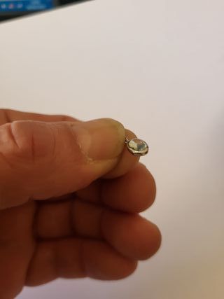 Colgante Aguamarina Natural con Cadena Plata 925