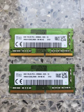 16GB (2x 8GB) SK hynix DDR4 3200MHz SODIMM RAM