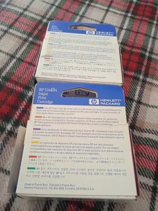 2 Cartuchos HP 16A y 51649A Color