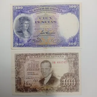 Lote 16 Billetes Españoles Antiguos