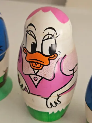 Matrioska Paperino Disney Vintage