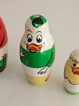 Matrioska Paperino Disney Vintage