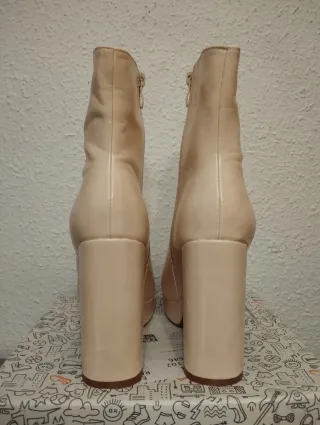 Botines beige