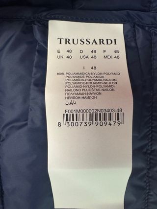 Piumino Trussardi Uomo Blu