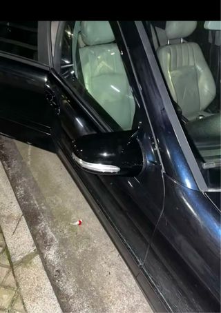 Carcasas Espejo Batman Gloss Black W203 W211