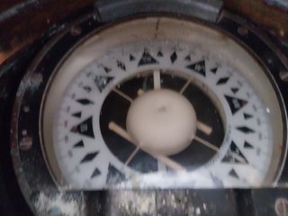 Bussola navale Ditta Fuselli in ottone