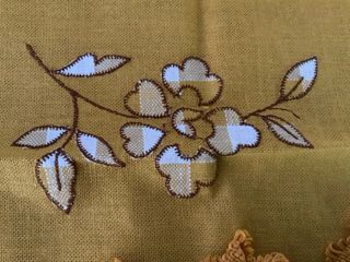 Tovaglietta Boho quadrata con 6 tovaglioli