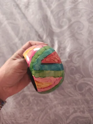Pulsera ancha multicolor