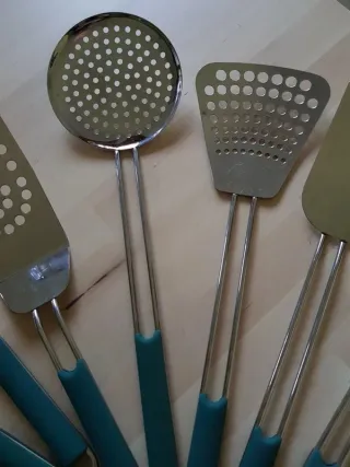 Set 12 Utensili Cucina Scaroni Acciaio 18/10