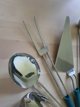 Set 12 Utensili Cucina Scaroni Acciaio 18/10