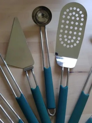 Set 12 Utensili Cucina Scaroni Acciaio 18/10