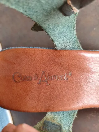 Sandalias cuña azul