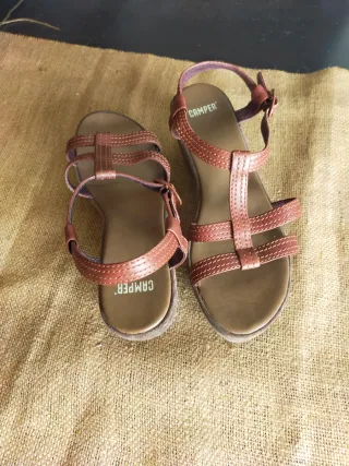 Sandalias Camper Mujer Marrones