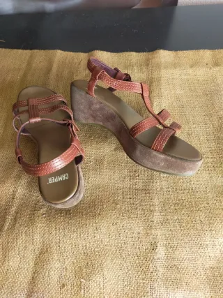 Sandalias Camper Mujer Marrones