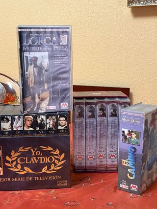 Lote VHS Clásicos TV: Lorca, Claudio, Camino, Mari