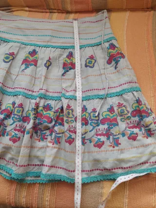 Falda Flamenco vuelo estampada