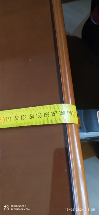 Comedor Completo de Madera y Cristal, Regalo Sofa