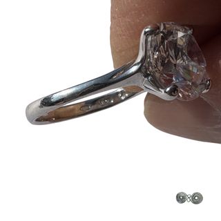 Anello Argento e Zircone Misura 17. Cod.ZA1322-17