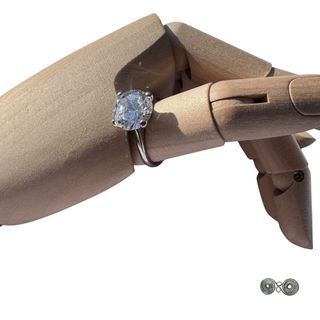 Anello Argento e Zircone Misura 17. Cod.ZA1322-17