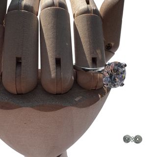 Anello Argento e Zircone Misura 17. Cod.ZA1322-17