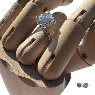 Anello Argento e Zircone Misura 17. Cod.ZA1322-17