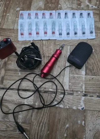 Máquina de Tatuar Profesional Completa
