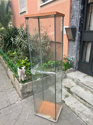 Vitrina Expositor Cristal/Madera 3 Baldas