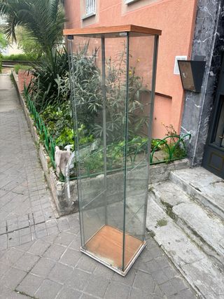 Vitrina Expositor Cristal/Madera 3 Baldas