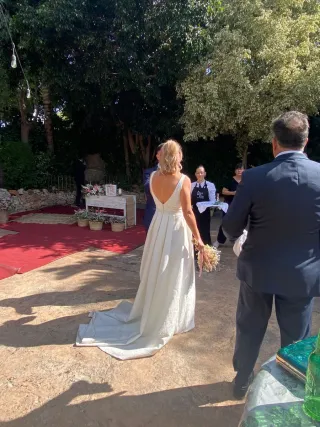 Vestido de Novia Rosa Clará Blanco